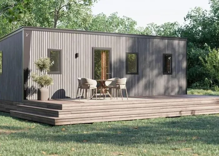 Mobil-home 3 - 7 Personnes, Terrasse - Api-1-52-1627 营地 *